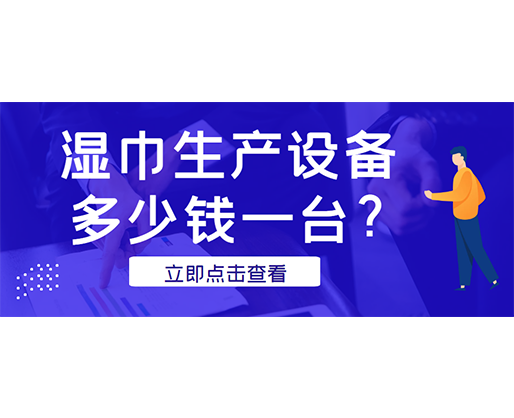 濕巾生產設備多少錢一臺？廠家發貨免費試機！