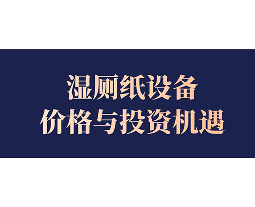 濕廁紙?jiān)O(shè)備價(jià)格與投資機(jī)遇