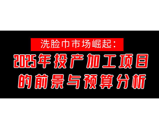 洗臉巾市場(chǎng)崛起：2025年投產(chǎn)洗臉巾加工項(xiàng)目的前景與預(yù)算分析